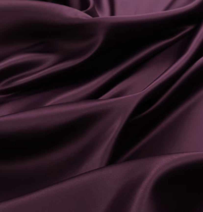 Hooded Satin Lounge Coat